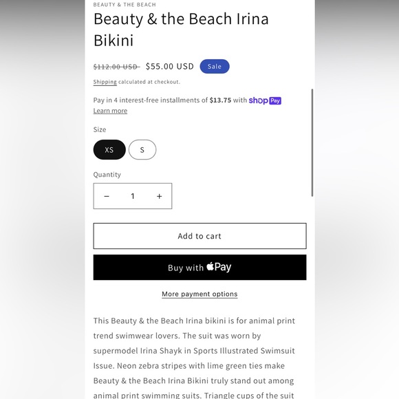 NEW Beauty & the Beach Irina Bikini in Neon - Picture 8 of 8